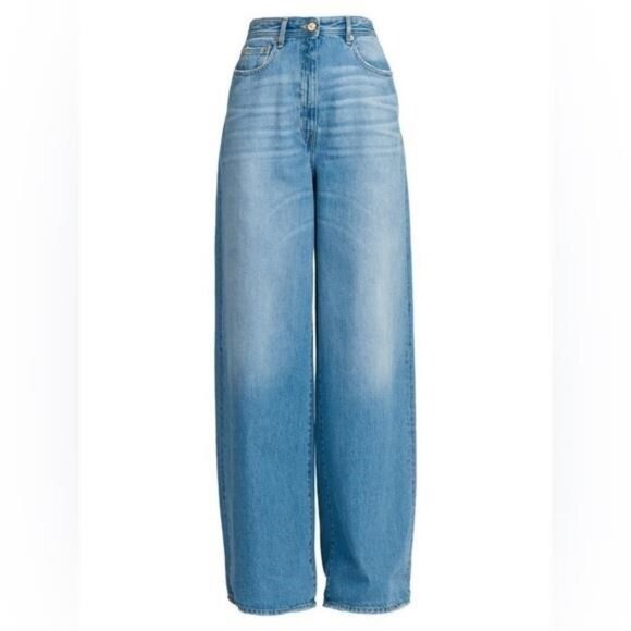 💯 New Authentic VERSACE High-Rise Cotton Jeans size 27 - Picture 5 of 12